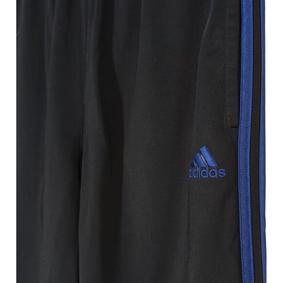 Adidas Classic 3-Stripes Tricot Jogger Pants Black/Blue Boys' XL (18/20) - Picture 2 of 6